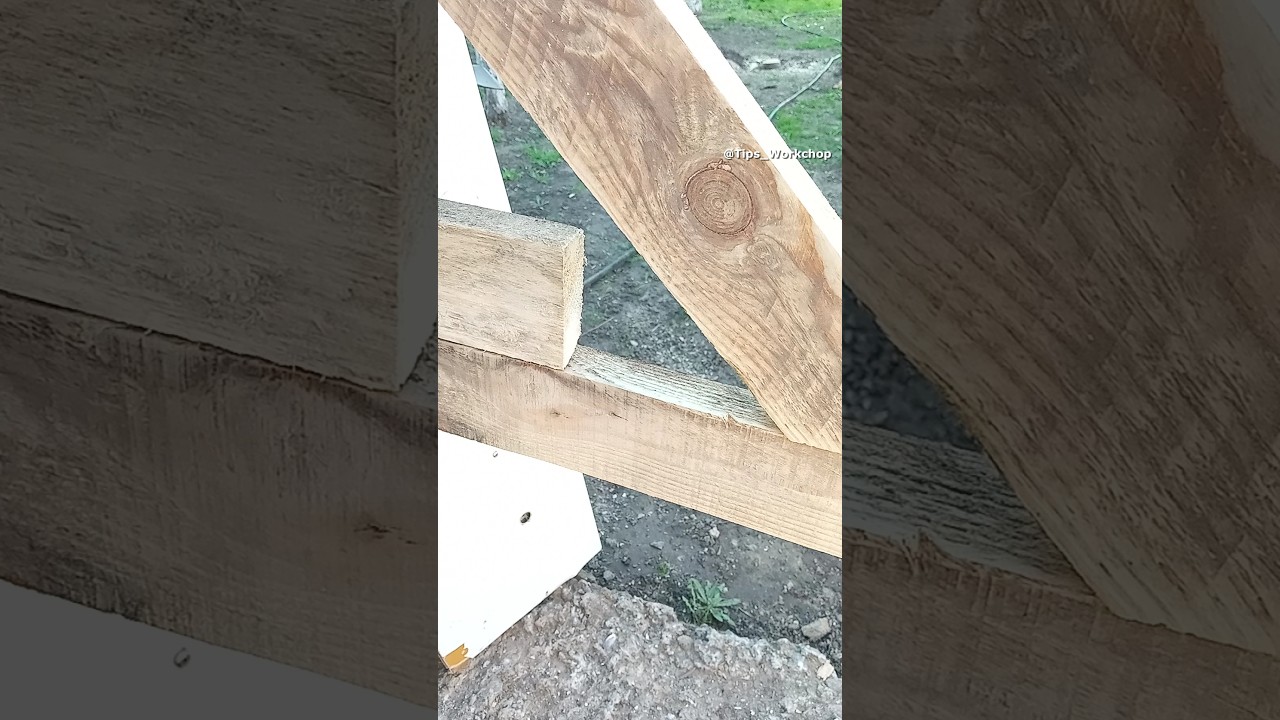 Amazyng woodworking skills!  Easy way to make a perfect angle #shorts #tips #howto