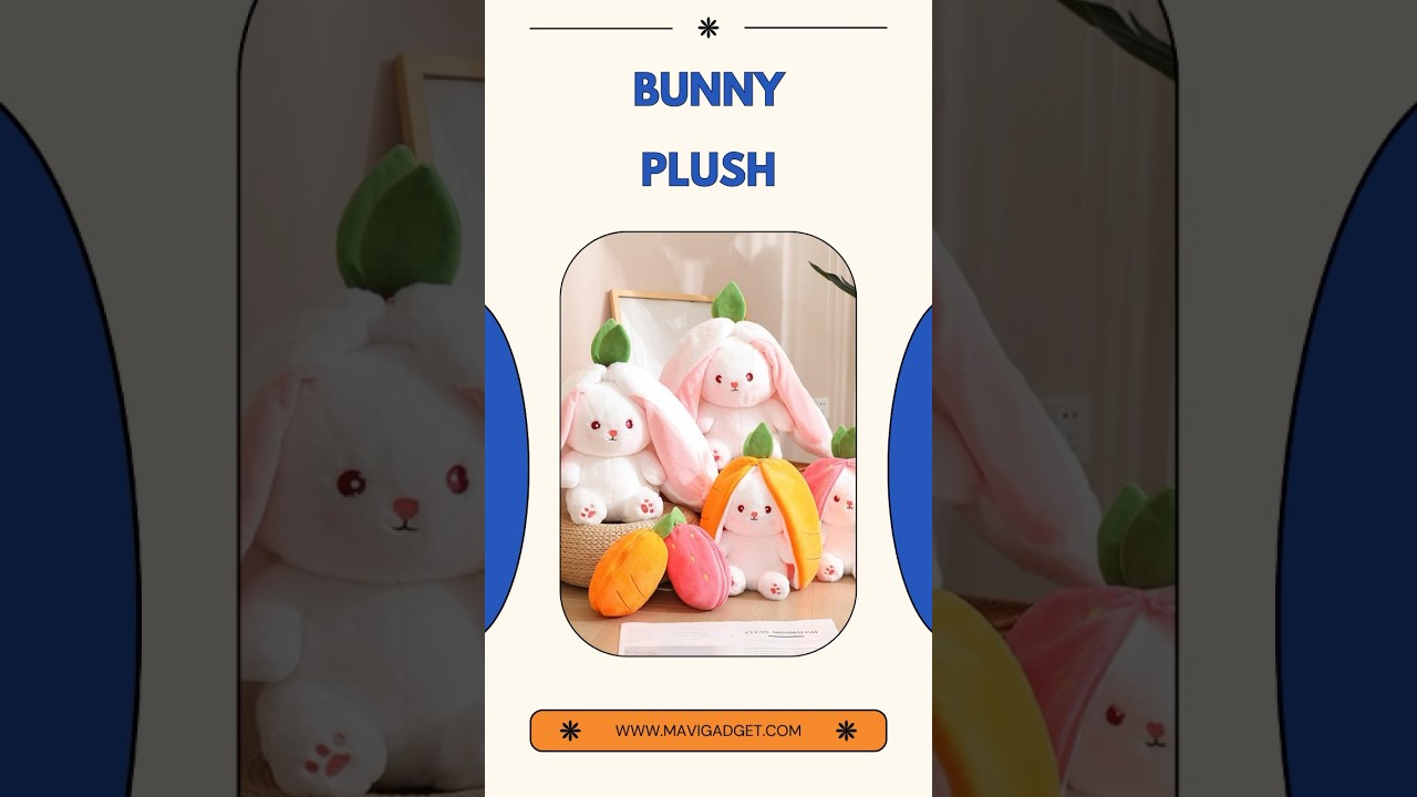 Product Link in Bio ( # 950 ) 🛒Hide and Seek Creative Snuggly Bunny Plush
